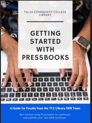 cover image of Getting Started with Pressbooks at TCC
